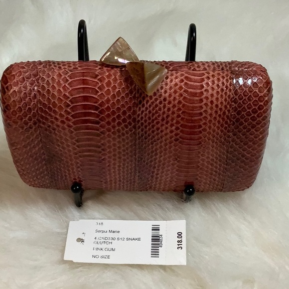 Serpui Marie Snake Clutch/ Crossbody (NWT) - Picture 11 of 13